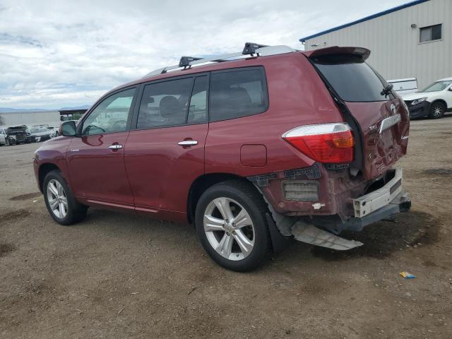 JTEES42A882093133 - 2008 TOYOTA HIGHLANDER LIMITED RED photo 2