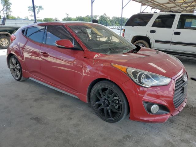 KMHTC6AE4DU158093 - 2013 HYUNDAI VELOSTER TURBO RED photo 4