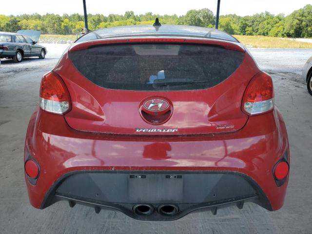 KMHTC6AE4DU158093 - 2013 HYUNDAI VELOSTER TURBO RED photo 6