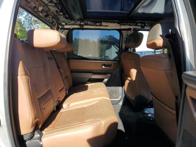 5TFMA5DB5NX020590 - 2022 TOYOTA TUNDRA CREWMAX PLATINUM ვერცხლისფერი ფოტო 10