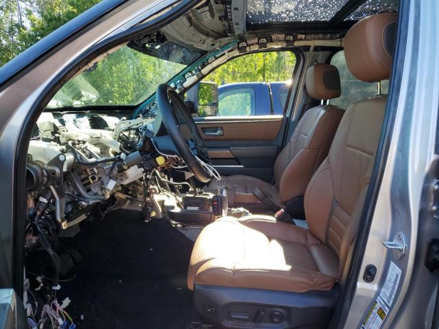 5TFMA5DB5NX020590 - 2022 TOYOTA TUNDRA CREWMAX PLATINUM ვერცხლისფერი ფოტო 7