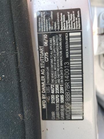 WDDGF8BB7BR140013 - 2011 MERCEDES-BENZ C 300 4MATIC SILVER photo 12