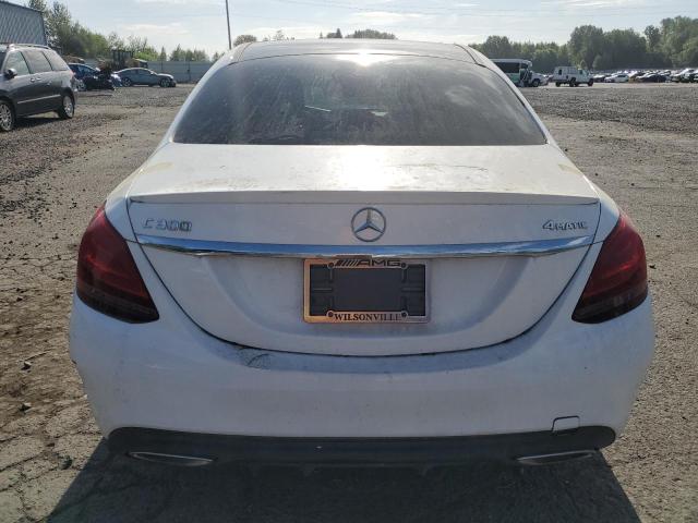 WDDWF8EB6LR547250 - 2020 MERCEDES-BENZ C 300 4MATIC WHITE photo 6