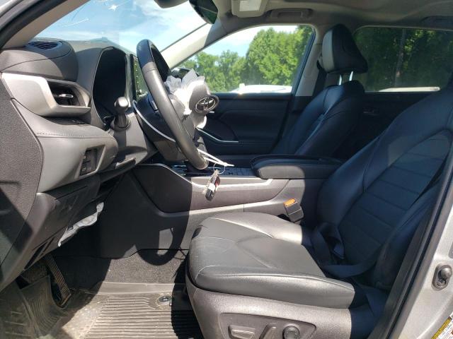 5TDHZRBH7NS241784 - 2022 TOYOTA HIGHLANDER XLE SILVER photo 7