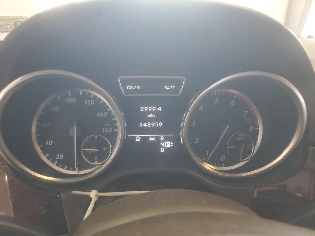 4JGDA5HB2CA015630 - 2012 MERCEDES-BENZ ML 350 4MATIC BLUE photo 9