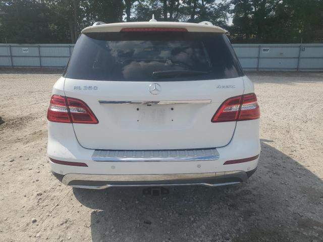 4JGDA5HB0FA606690 - 2015 MERCEDES-BENZ ML 350 4MATIC WHITE photo 6