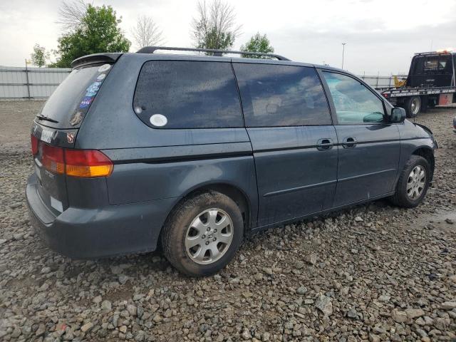 5FNRL18614B131085 - 2004 HONDA ODYSSEY EX GRAY photo 3