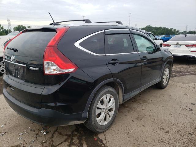 2HKRM4H73EH696674 - 2014 HONDA CR-V EXL BLACK photo 3