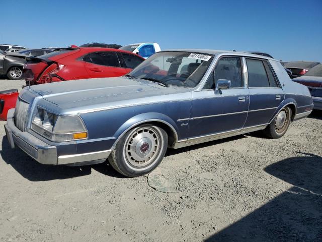 1LNBM97F1HY633515 - 1987 LINCOLN CONTINENTA BLUE photo 1