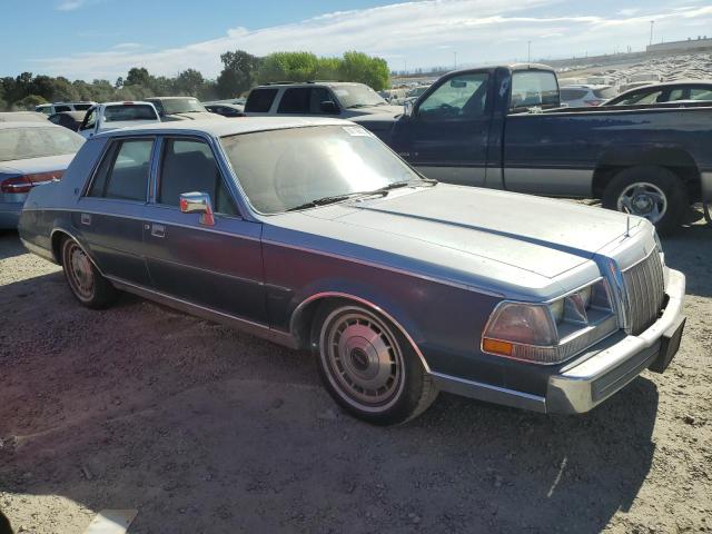 1LNBM97F1HY633515 - 1987 LINCOLN CONTINENTA BLUE photo 4