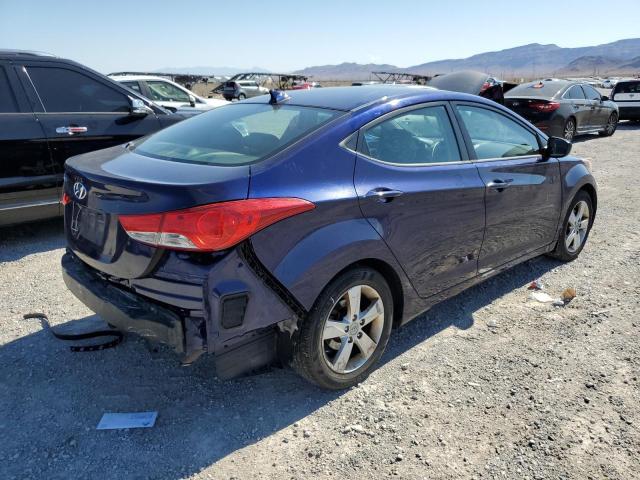 5NPDH4AEXDH305350 - 2013 HYUNDAI ELANTRA GLS BLUE photo 3