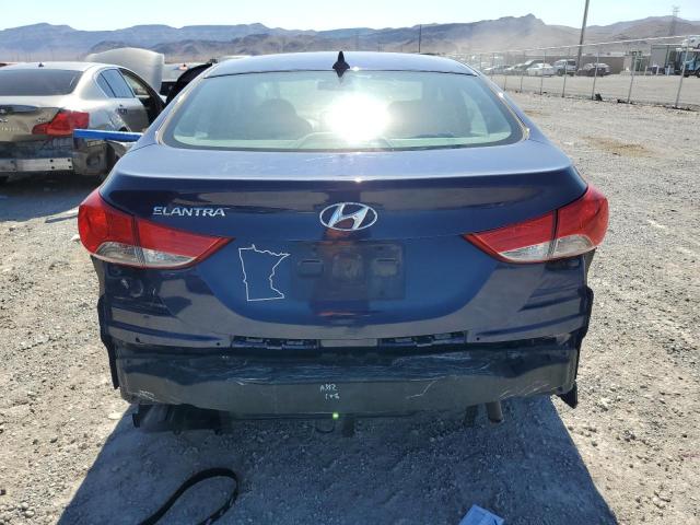 5NPDH4AEXDH305350 - 2013 HYUNDAI ELANTRA GLS BLUE photo 6