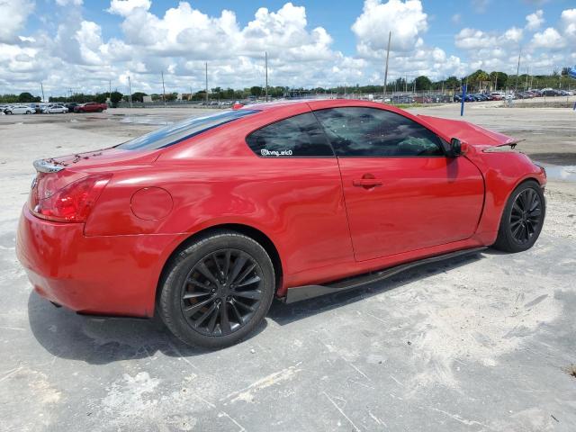 JNKCV64EX8M102416 - 2008 INFINITI G37 BASE RED photo 3