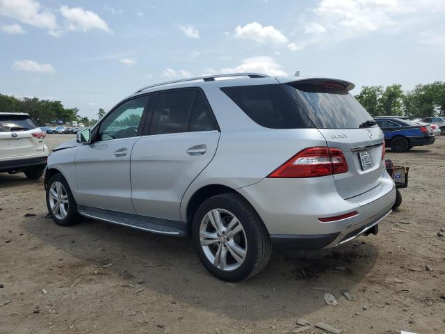 4JGDA5HB0EA428536 - 2014 MERCEDES-BENZ ML 350 4MATIC SILVER photo 2