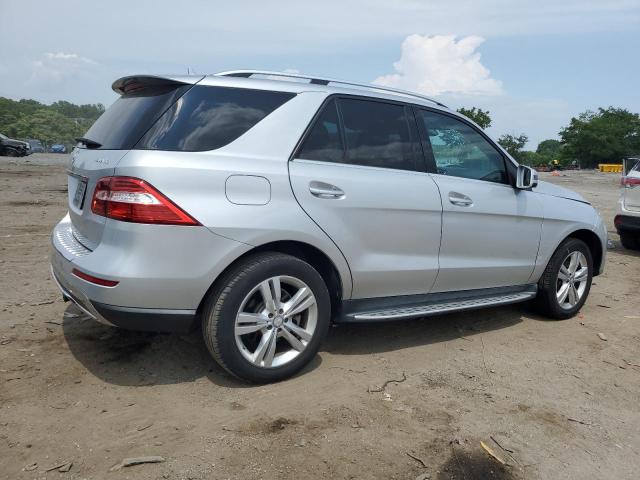 4JGDA5HB0EA428536 - 2014 MERCEDES-BENZ ML 350 4MATIC SILVER photo 3