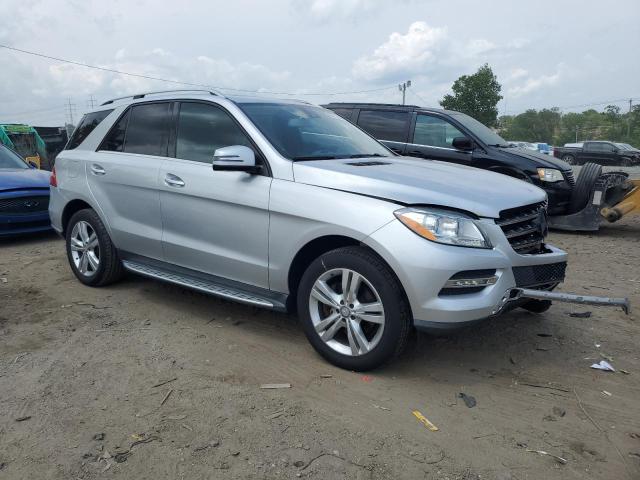 4JGDA5HB0EA428536 - 2014 MERCEDES-BENZ ML 350 4MATIC SILVER photo 4