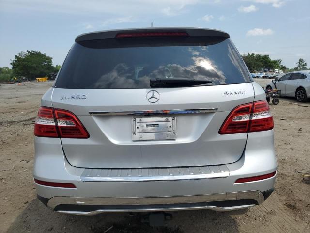 4JGDA5HB0EA428536 - 2014 MERCEDES-BENZ ML 350 4MATIC SILVER photo 6