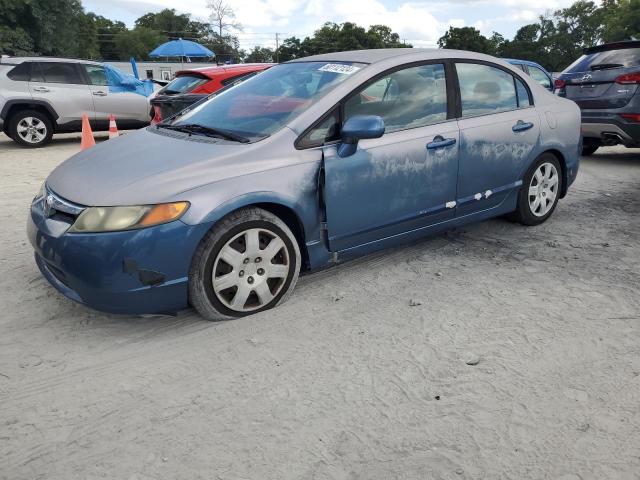 2HGFA16588H533187 - 2008 HONDA CIVIC LX BLUE photo 1