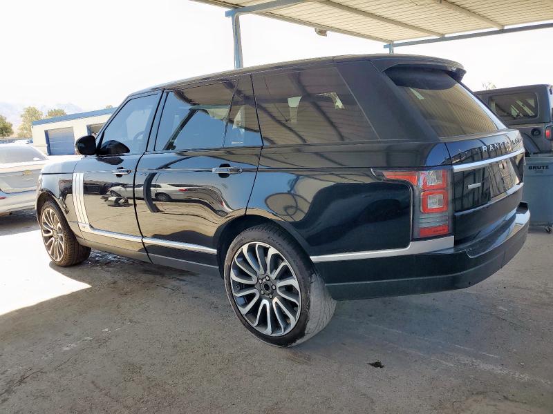 SALGV3TF4FA208105 - 2015 LAND ROVER RANGE ROVE AUTOBIOGRAPHY BLACK photo 2