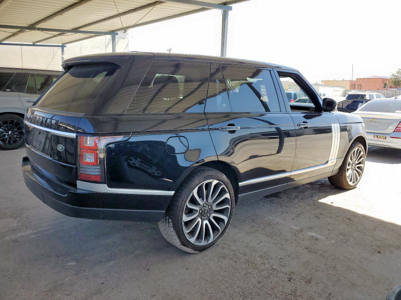 SALGV3TF4FA208105 - 2015 LAND ROVER RANGE ROVE AUTOBIOGRAPHY BLACK photo 3