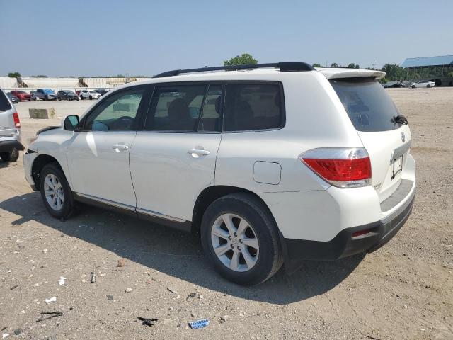 5TDZK3EH4DS134515 - 2013 TOYOTA HIGHLANDER BASE أبيض صورة 2
