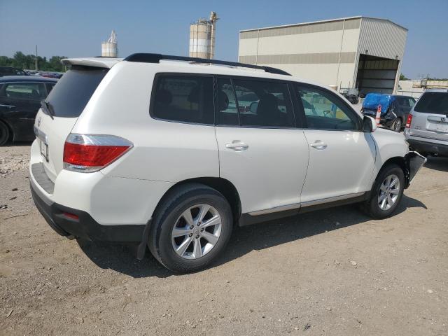5TDZK3EH4DS134515 - 2013 TOYOTA HIGHLANDER BASE أبيض صورة 3