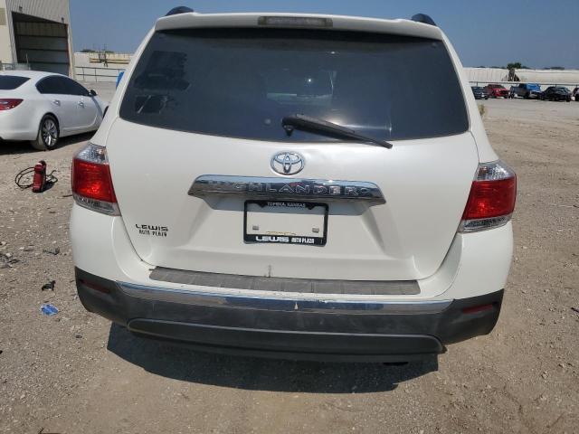 5TDZK3EH4DS134515 - 2013 TOYOTA HIGHLANDER BASE أبيض صورة 6