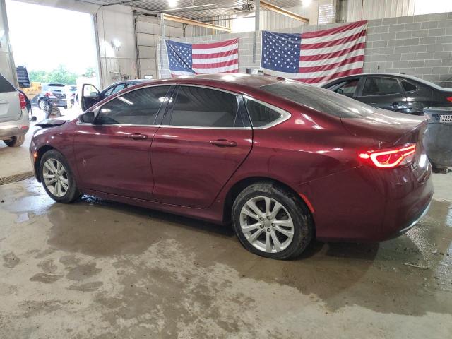 1C3CCCABXFN535682 - 2015 CHRYSLER 200 LIMITED BURGUNDY photo 2