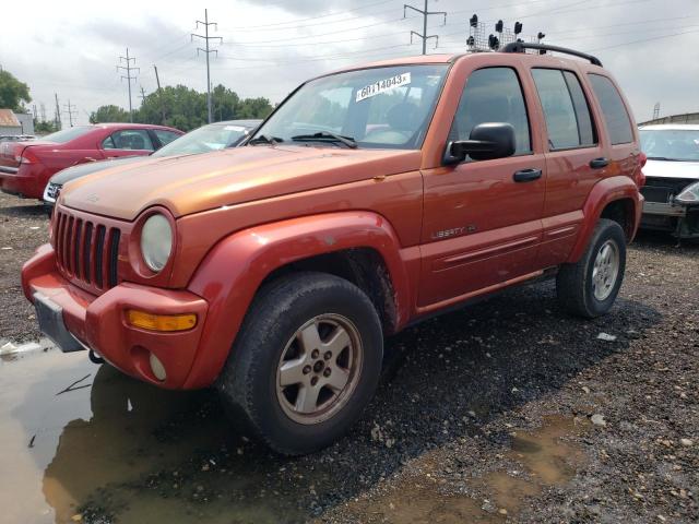 1J4GL58K62W213733 - 2002 JEEP LIBERTY LIMITED ORANGE photo 1