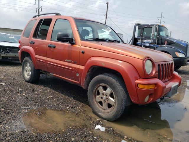 1J4GL58K62W213733 - 2002 JEEP LIBERTY LIMITED ORANGE photo 4