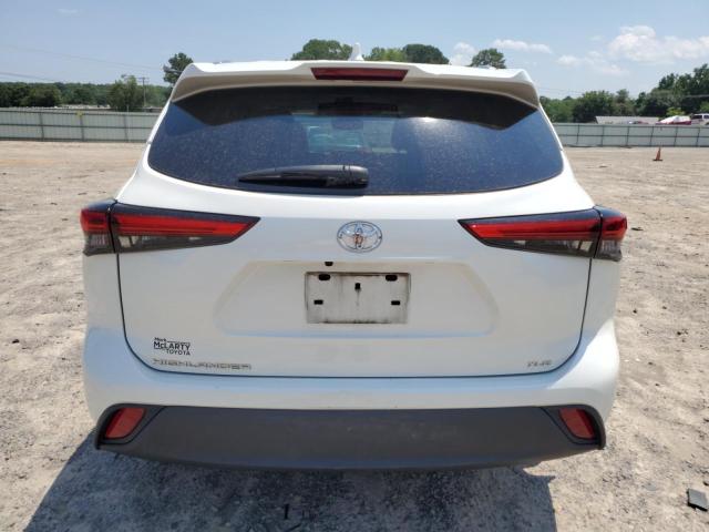 5TDGZRAH8MS077473 - 2021 TOYOTA HIGHLANDER XLE WHITE photo 6