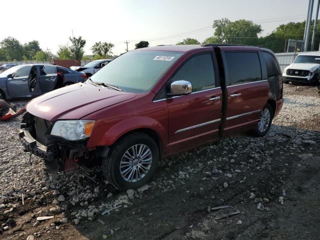2C4RC1CG2ER425603 - 2014 CHRYSLER TOWN & COU TOURING L RED photo 1