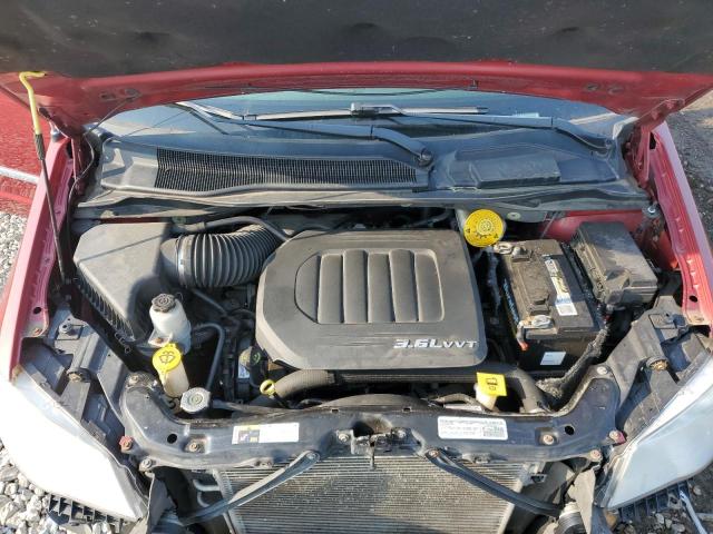 2C4RC1CG2ER425603 - 2014 CHRYSLER TOWN & COU TOURING L RED photo 12