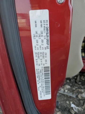 2C4RC1CG2ER425603 - 2014 CHRYSLER TOWN & COU TOURING L RED photo 13