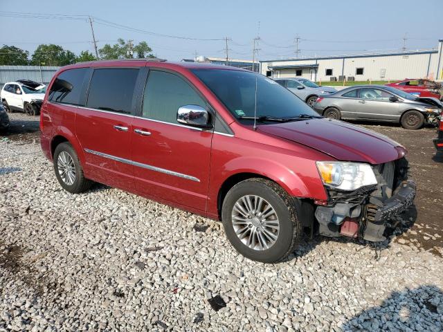 2C4RC1CG2ER425603 - 2014 CHRYSLER TOWN & COU TOURING L RED photo 4