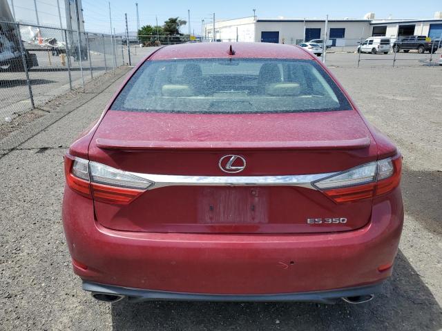 58ABK1GG2GU009446 - 2016 LEXUS ES 350 RED photo 6