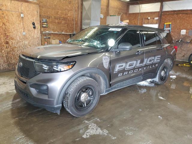 1FM5K8AB4MGA65635 - 2021 FORD EXPLORER POLICE INTERCEPTOR 灰色 照片 1