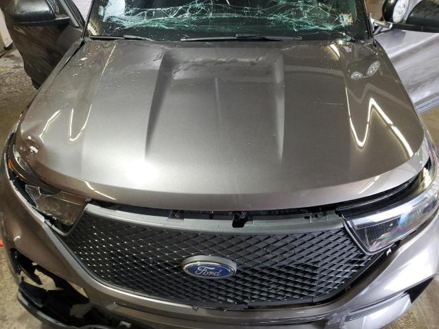 1FM5K8AB4MGA65635 - 2021 FORD EXPLORER POLICE INTERCEPTOR 灰色 照片 12