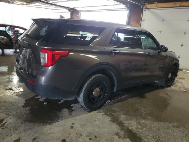 1FM5K8AB4MGA65635 - 2021 FORD EXPLORER POLICE INTERCEPTOR 灰色 照片 3