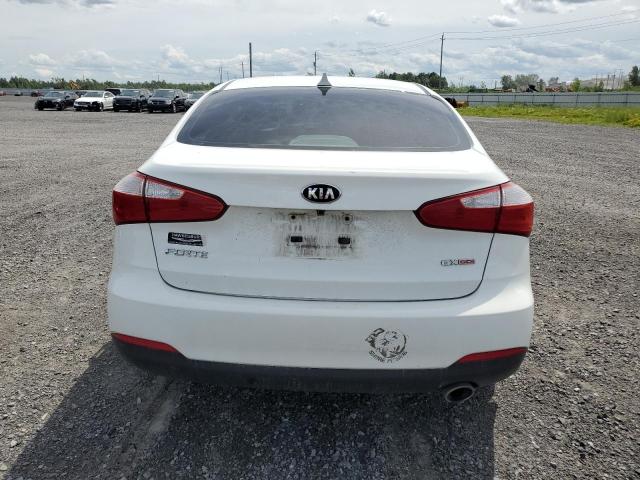 KNAFX4A81E5228341 - 2014 KIA FORTE EX WHITE photo 6