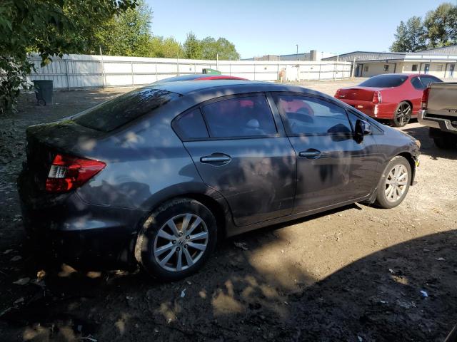 2HGFB2F9XCH596127 - 2012 HONDA CIVIC EXL გრაფიტი ფოტო 3