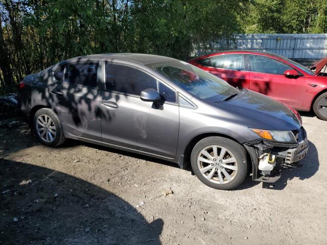 2HGFB2F9XCH596127 - 2012 HONDA CIVIC EXL გრაფიტი ფოტო 4