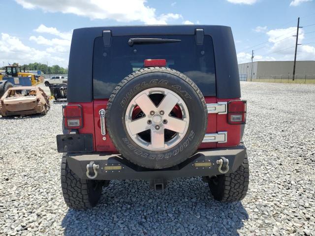 1J8GB39188L517961 - 2008 JEEP WRANGLER U X RED photo 6