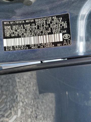 2T1BURHEXJC111518 - 2018 TOYOTA COROLLA L Сұр фото 12