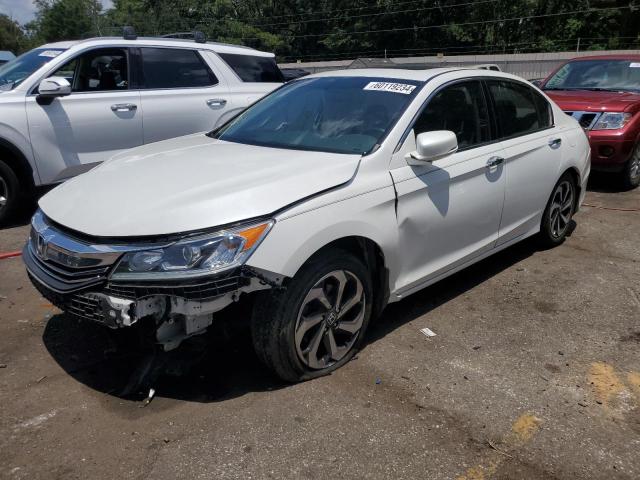 1HGCR3F84HA014878 - 2017 HONDA ACCORD EXL WHITE photo 1