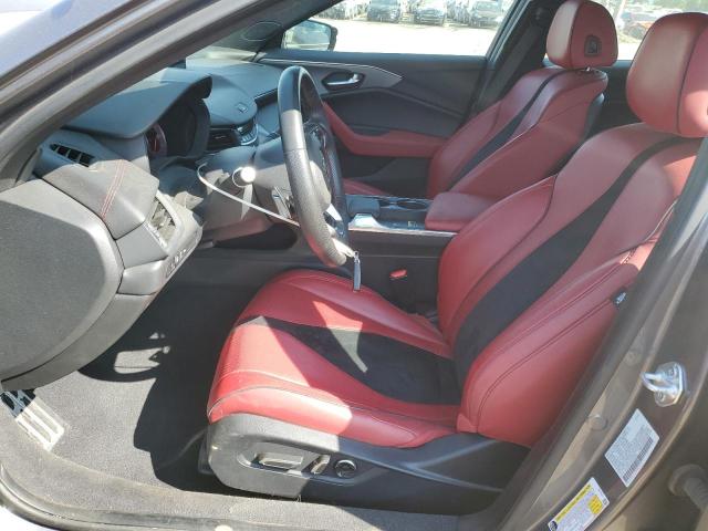 19UUB5F5XPA005580 - 2023 ACURA TLX TECH A CHARCOAL photo 7