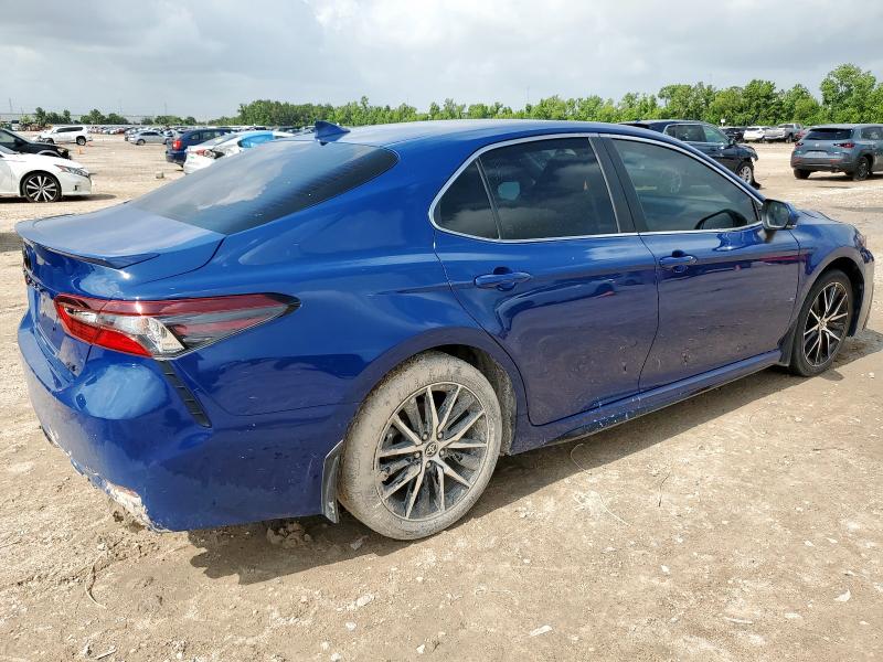 4T1G11AK8PU146419 - 2023 TOYOTA CAMRY SE NIGHT SHADE BLUE photo 3