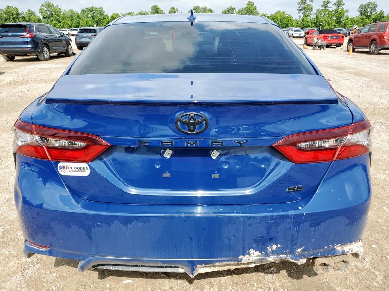 4T1G11AK8PU146419 - 2023 TOYOTA CAMRY SE NIGHT SHADE BLUE photo 6