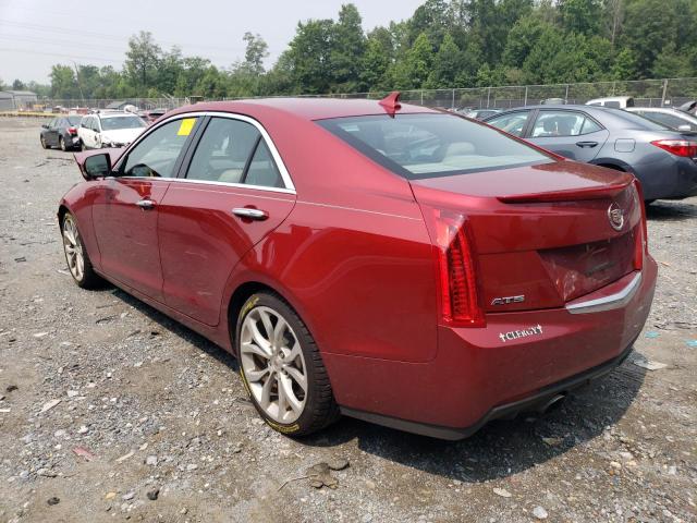 1G6AC5S3XE0158582 - 2014 CADILLAC ATS PERFORMANCE RED photo 2