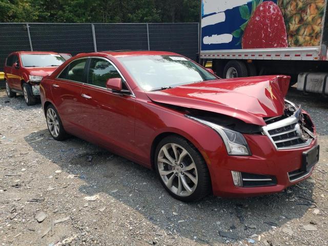 1G6AC5S3XE0158582 - 2014 CADILLAC ATS PERFORMANCE RED photo 4